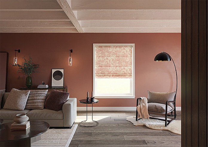 Maui, Burnt Red - Roman Blind - Image 8